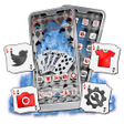 程序图标：Flaming Play Cards Theme