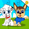 Icon of program: Puppy Jigsaw Puzzle Paw B…
