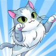 Иконка программы: BoxCat : Meow Jump Fun ea…