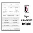 Super Automation for TikTok