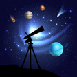 Ikona programu: Night Sky View: Galaxy Ma…