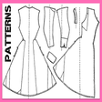 程序图标：Dress patterns course. Se…