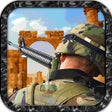 ไอคอนของโปรแกรม: Army Gun Battle - Desert …