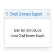 ไอคอนของโปรแกรม: CheckBrowsersSupport