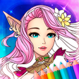 Icon of program: Fantasy Coloring Book