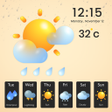 程序图标：Daily weather forecast wi…