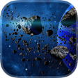 Icon of program: Asteroids Live Wallpaper