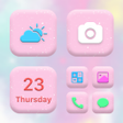 Ikona programu: Wow Cute 3D Bunny Icon Pa…