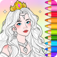 Princess Fantasy Coloring icon