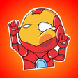 Ikon program: SuperHero Sticker for Wha…