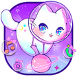 Programikonen: Cute Galaxy Cat Themes  L…