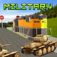 Military Tank Transport Train