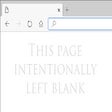 أيقونة البرنامج: Blank Tab