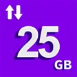 程序图标：25GB Internet Data App