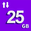 25GB Internet Data App