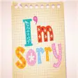 Sorry messagesimages SMS and