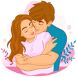 程序图标：WAStickerApps Love Story …