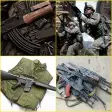 AK-47 Gun Rifle Weapons Wal