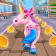 Unicorn Run Rush: Endless Runner Games