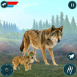 Ikona programu: Wild Wolf Family Simulato…