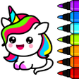 プログラムのアイコン：Unicorn Coloring Book for…