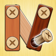 Programın simgesi: Wood Nuts And Bolts Puzzl…