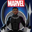 程序图标：Marvel Stickers: Black Pa…