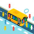 プログラムのアイコン：Colorful Bus Dash