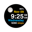 Icon of program: Moon Steps Watch Face