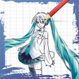 プログラムのアイコン：How to Draw Vocaloid Miku