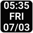 プログラムのアイコン：big small clock widget
