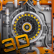 Иконка программы: 3D Wallpaper - Cyber Pipe…