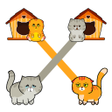 أيقونة البرنامج: Cat Rush Puzzle: Draw To …
