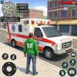 Ícone do programa: City Ambulance Rescue Sim…
