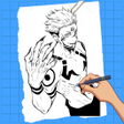 Ícone do programa: How to draw Jujutsu Kaise…