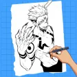 How to draw Jujutsu Kaisen