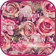 Icon of program: Pink Rose Keyboard - rose…