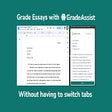 GradeAssist: AI Essay Grading Tools for Google Docs