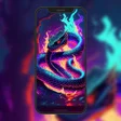 أيقونة البرنامج: Snake Neon HD Wallpapers