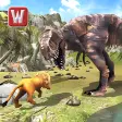 T-Rex Dino & Angry Lion Attack