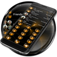 プログラムのアイコン：Dialer Theme Spheres Oran…