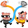 Icoon van programma: Piggy thief: Draw to stea…