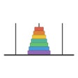 プログラムのアイコン：Flat Tower Of Hanoi