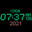 プログラムのアイコン：3D Digital Clock-7