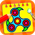 プログラムのアイコン：Fidget Spinner Coloring B…