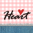 程序图标：-Gingham Heart- Theme HOM…
