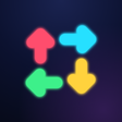 أيقونة البرنامج: Arrows Puzzle - Neon Game