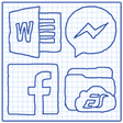 プログラムのアイコン：Hand drawn - Icon Pack Th…