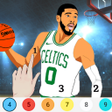 プログラムのアイコン：Basketball Paint By Numbe…