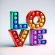 Icoon van programma: Pop It Alphabets Lore 3D …